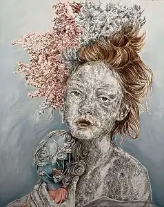 ILGIN ERDEM tarafından 2024 yılında 100x80 cm ölçülerinde Tuval üzeri yağlı boya tekniği ile yapılmıştır.