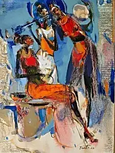 NURETTİN AKKAYA tarafından 2024 yılında 80x60 cm ölçülerinde Tuval üzeri yağlı boya tekniği ile yapılmıştır.