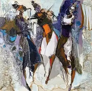 NURETTİN AKKAYA tarafından 2024 yılında 60x60 cm ölçülerinde Tuval üzeri yağlı boya tekniği ile yapılmıştır.