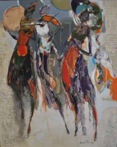 NURETTİN AKKAYA tarafından 2024 yılında 100x80 cm ölçülerinde Tuval üzeri yağlı boya tekniği ile yapılmıştır.