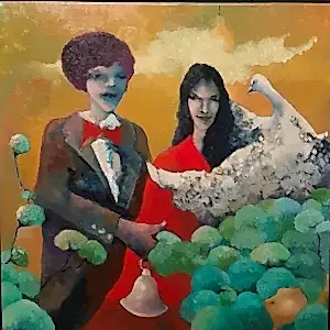 EROL PELİOĞLU tarafından 2024 yılında 60x60&nbsp; cm ölçülerinde Tuval üzeri yağlı boya tekniği ile yapılmıştır.