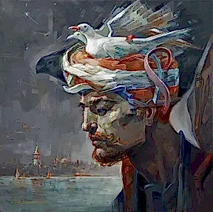 ADEM BAŞPINAR tarafından 2024 yılında 60x60 cm ölçülerinde Tuval üzeri yağlı boya tekniği ile yapılmıştır.