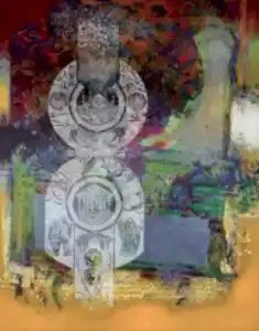 ENGİN KORKMAZ tarafından 2015 yılında 180x140 cm ölçülerinde Tuval üzeri akrilik boya tekniği ile yapılmıştır.