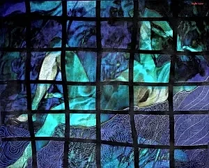 NECMETTİN ÖZLÜ tarafından 2016 yılında 80x100 cm ölçülerinde Tuval üzeri karışık teknik tekniği ile yapılmıştır.