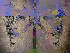 NECMETTİN ÖZLÜ tarafından 2016 yılında 90x120 cm ölçülerinde Tuval üzeri karışık teknik tekniği ile yapılmıştır.