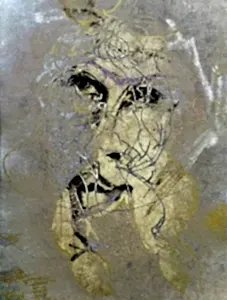 NECMETTİN ÖZLÜ tarafından 2016 yılında 120x90 cm ölçülerinde Tuval üzeri karışık teknik tekniği ile yapılmıştır.