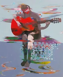 HAKAN ERASLAN tarafından 2017 yılında 150x126 cm ölçülerinde Tuval üzeri akrilik boya tekniği ile yapılmıştır.