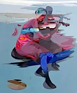 HAKAN ERASLAN tarafından 2017 yılında 150x126 cm ölçülerinde Tuval üzeri akrilik boya tekniği ile yapılmıştır.