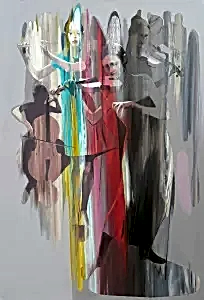 HAKAN ERASLAN tarafından 2017 yılında 100x70 cm ölçülerinde Tuval üzeri akrilik boya tekniği ile yapılmıştır.