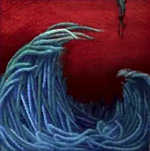 AHMET YEŞİL tarafından 2017 yılında 60x60 cm ölçülerinde Tuval üzeri yağlı boya tekniği ile yapılmıştır.