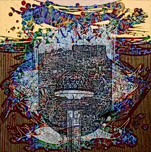 ENGİN KORKMAZ tarafından 2018 yılında 60x60 cm ölçülerinde Tuval üzeri akrilik boya tekniği ile yapılmıştır.