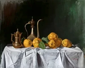 HASAN SAYGIN tarafından 2018 yılında 81x65 cm ölçülerinde Tuval üzeri yağlı boya tekniği ile yapılmıştır.