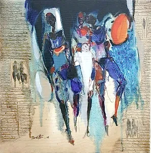 NURETTİN AKKAYA tarafından 2018 yılında 60x60 cm ölçülerinde Tuval üzeri yağlı boya tekniği ile yapılmıştır.