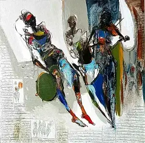 NURETTİN AKKAYA tarafından 2018 yılında 60x60 cm ölçülerinde Tuval üzeri yağlı boya tekniği ile yapılmıştır.