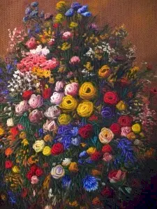 AHMET YEŞİL tarafından 2019 yılında 150x110 cm ölçülerinde Tuval üzeri yağlı boya tekniği ile yapılmıştır.