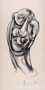 ALİ HERİSCHİ tarafından 2019 yılında 140x70 cm ölçülerinde Kağıt üzeri karışık teknik tekniği ile yapılmıştır.