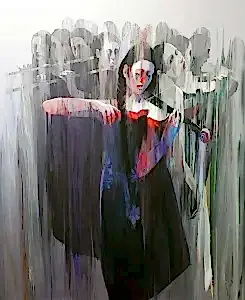 HAKAN ERASLAN tarafından 2019 yılında 150x126 cm ölçülerinde Tuval üzeri akrilik boya tekniği ile yapılmıştır.