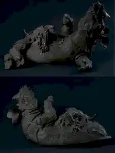 BUĞRA ÖZER tarafından 2019 yılında 75x45x45 cm ölçülerinde Stoneware Kil 1180 °C Elle şekillendirme tekniği ile yapılmıştır.