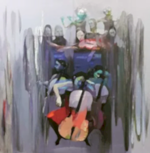 HAKAN ERASLAN tarafından 2019 yılında 60x60 cm ölçülerinde Tuval üzeri akrilik boya tekniği ile yapılmıştır.