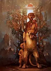 ADEM BAŞPINAR tarafından 2020 yılında 70x50 cm ölçülerinde Tuval üzeri akrilik boya tekniği ile yapılmıştır.