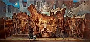 ADEM BAŞPINAR tarafından 2020 yılında 70x150 cm ölçülerinde Tuval üzeri akrilik boya tekniği ile yapılmıştır.