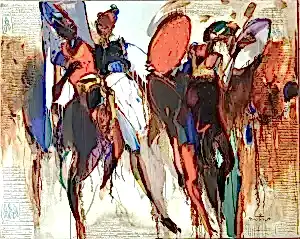 NURETTİN AKKAYA tarafından 2019 yılında 120x150 cm ölçülerinde Tuval üzeri yağlı boya tekniği ile yapılmıştır.