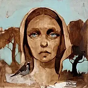 SEMA ÖCAL tarafından 2020 yılında 60x60 cm ölçülerinde Tuval üzeri yağlı boya tekniği ile yapılmıştır.