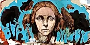 SEMA ÖCAL tarafından 2020 yılında 70x140 cm ölçülerinde Tuval üzeri yağlı boya tekniği ile yapılmıştır.