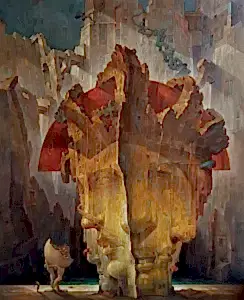 ADEM BAŞPINAR tarafından 2020 yılında 150x120 cm ölçülerinde Tuval üzeri yağlı boya tekniği ile yapılmıştır.