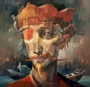 ADEM BAŞPINAR tarafından 2021 yılında 60x60 cm ölçülerinde Tuval üzeri akrilik boya tekniği ile yapılmıştır.