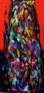 AHMET YEŞİL tarafından 2020 yılında 100x50 cm ölçülerinde Tuval üzeri yağlı boya tekniği ile yapılmıştır.