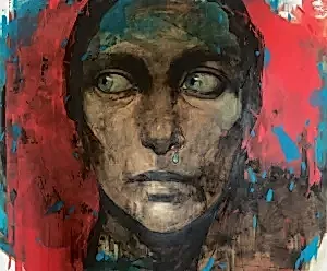 SEMA ÖCAL tarafından 2021 yılında 100x120 cm ölçülerinde Tuval üzeri yağlı boya tekniği ile yapılmıştır.