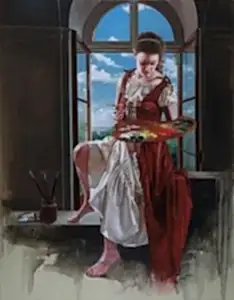 HASAN SAYGIN tarafından 146x114 cm ölçülerinde Tuval üzeri yağlı boya tekniği ile yapılmıştır.