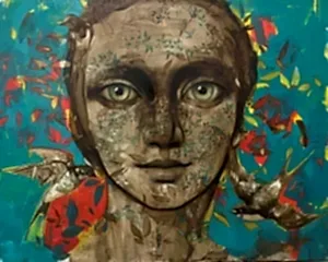 SEMA ÖCAL tarafından 2022 yılında 80x100 cm ölçülerinde Tuval üzeri yağlı boya tekniği ile yapılmıştır.