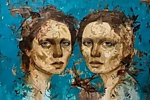 SEMA ÖCAL tarafından 2022 yılında 120x180 cm ölçülerinde Tuval üzeri yağlı boya tekniği ile yapılmıştır.