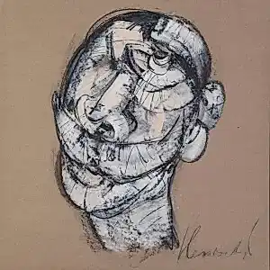 ALİ HERİSCHİ tarafından 2021 yılında 60x60 cm ölçülerinde Kağıt üzeri karışık teknik tekniği ile yapılmıştır.