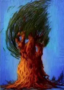 AHMET YEŞİL tarafından 2021 yılında 160x110 cm ölçülerinde Tuval üzeri yağlı boya tekniği ile yapılmıştır.