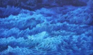 AHMET YEŞİL tarafından 2022 yılında 90x150 cm ölçülerinde Tuval üzeri yağlı boya tekniği ile yapılmıştır.