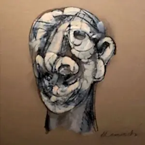 ALİ HERİSCHİ tarafından 60x60 cm ölçülerinde Kağıt üzeri karışık teknik tekniği ile yapılmıştır.