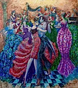 DERYA YILDIZ tarafından 2022 yılında 90x80 cm ölçülerinde Tuval üzeri yağlı boya tekniği ile yapılmıştır.