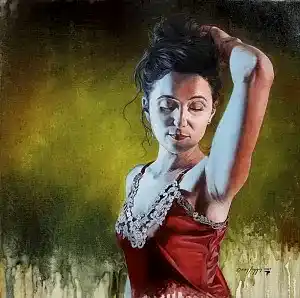 HASAN SAYGIN tarafından 2021 yılında 50x50 cm ölçülerinde Tuval üzeri yağlı boya tekniği ile yapılmıştır.