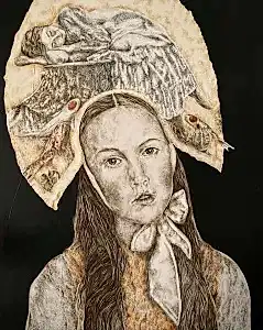 ILGIN ERDEM tarafından 2022 yılında 100x80 cm ölçülerinde Tuval üzeri yağlı boya tekniği ile yapılmıştır.