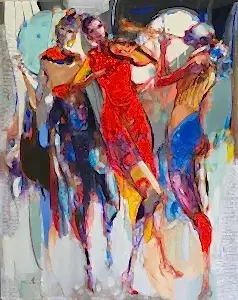 NURETTİN AKKAYA tarafından 2022 yılında 150x120 cm ölçülerinde Tuval üzeri yağlı boya tekniği ile yapılmıştır.