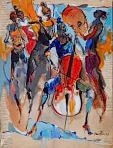 NURETTİN AKKAYA tarafından 2022 yılında 80x60 cm ölçülerinde Tuval üzeri yağlı boya tekniği ile yapılmıştır.