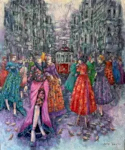 DERYA YILDIZ tarafından 2023 yılında 120x100 cm ölçülerinde Tuval üzeri yağlı boya tekniği ile yapılmıştır.