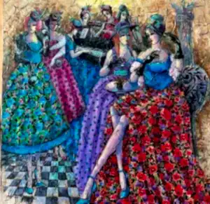 DERYA YILDIZ tarafından 2023 yılında 60x60 cm ölçülerinde Tuval üzeri yağlı boya tekniği ile yapılmıştır.