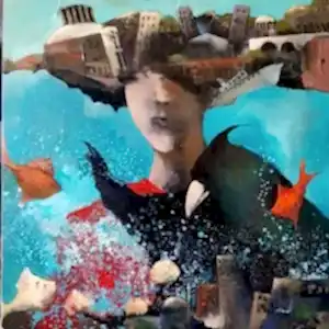 EROL PELİOĞLU tarafından 2023 yılında 60x60 cm ölçülerinde Tuval üzeri yağlı boya tekniği ile yapılmıştır.