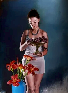 HASAN SAYGIN tarafından 2023 yılında 130x97 cm ölçülerinde Tuval üzeri yağlı boya tekniği ile yapılmıştır.