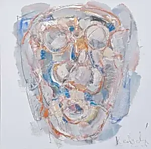 ALİ HERİSCHİ tarafından 2023 yılında 60x60 cm ölçülerinde Tuval üzeri karışık teknik tekniği ile yapılmıştır.