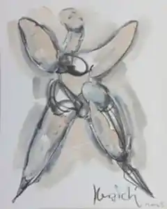 ALİ HERİSCHİ tarafından 2023 yılında 100x80 cm ölçülerinde Tuval üzeri karışık teknik tekniği ile yapılmıştır.